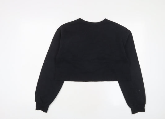 Missguided Womens Black Cotton Pullover Sweatshirt Size S Pullover - Oakland