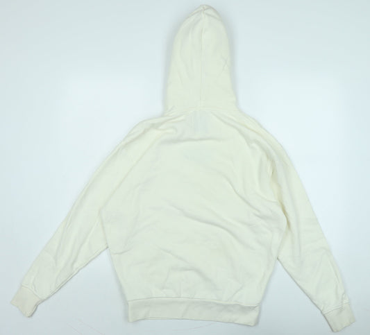 Jack Wills Womens Ivory Polyester Pullover Hoodie Size 6 - Jack Wills
