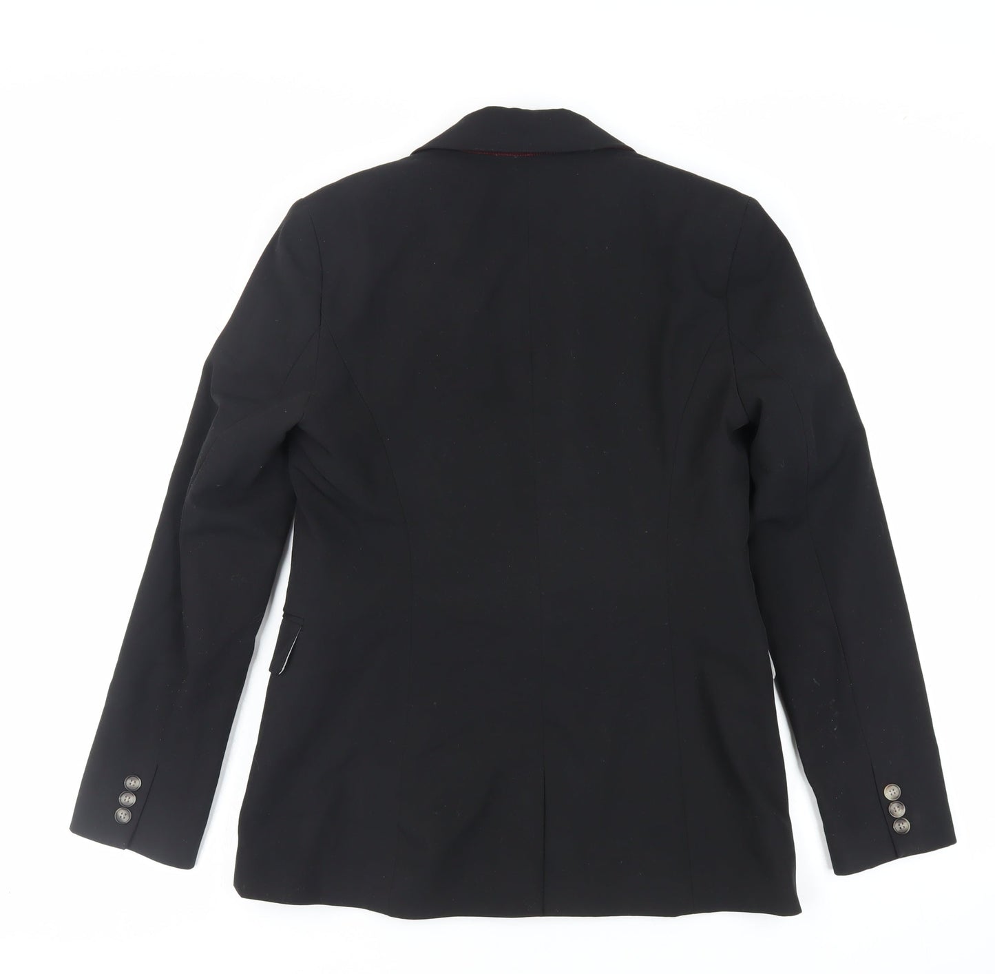 Topshop Womens Black Jacket Blazer Size 10 Button