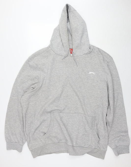 Slazenger Mens Grey Polyester Pullover Sweatshirt Size 4XL