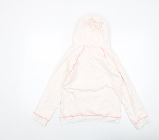 Pineapple Girls Pink Cotton Pullover Hoodie Size 13-14 Years Pullover