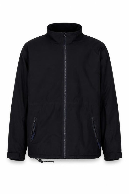 Armando Mens Black Jacket Size L Zip