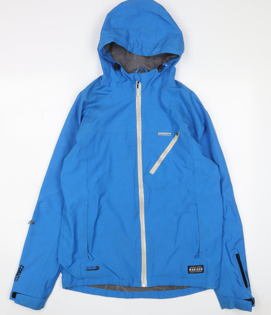 Madison Mens Blue Jacket Size S Zip