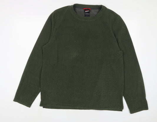Gerry Mens Green Polyester Pullover Sweatshirt Size L