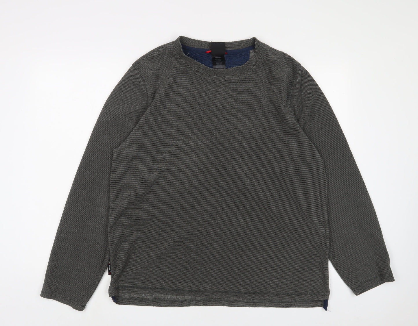 Gerry Mens Grey Polyester Pullover Sweatshirt Size L