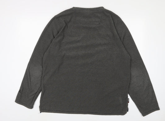 Gerry Mens Grey Polyester Pullover Sweatshirt Size L