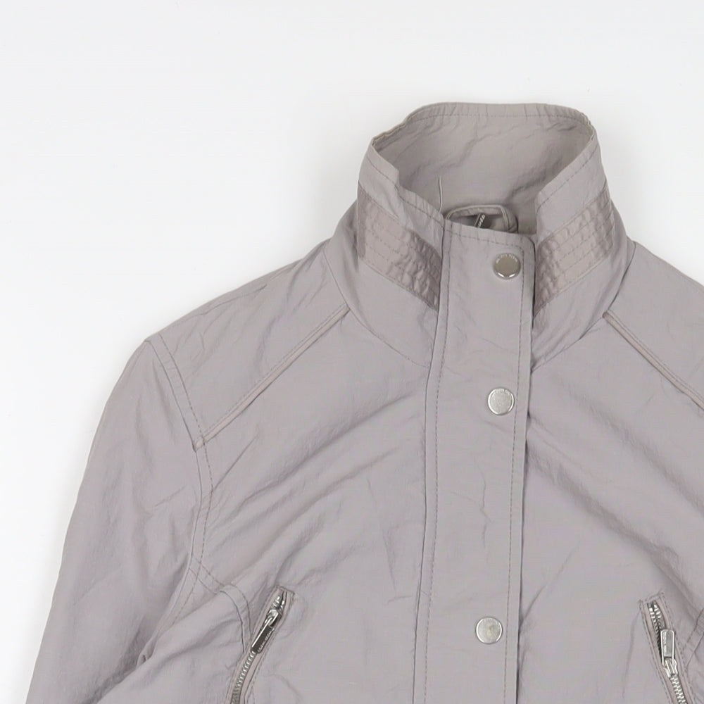 RJR.John Rocha Womens Grey Jacket Size 10 Zip