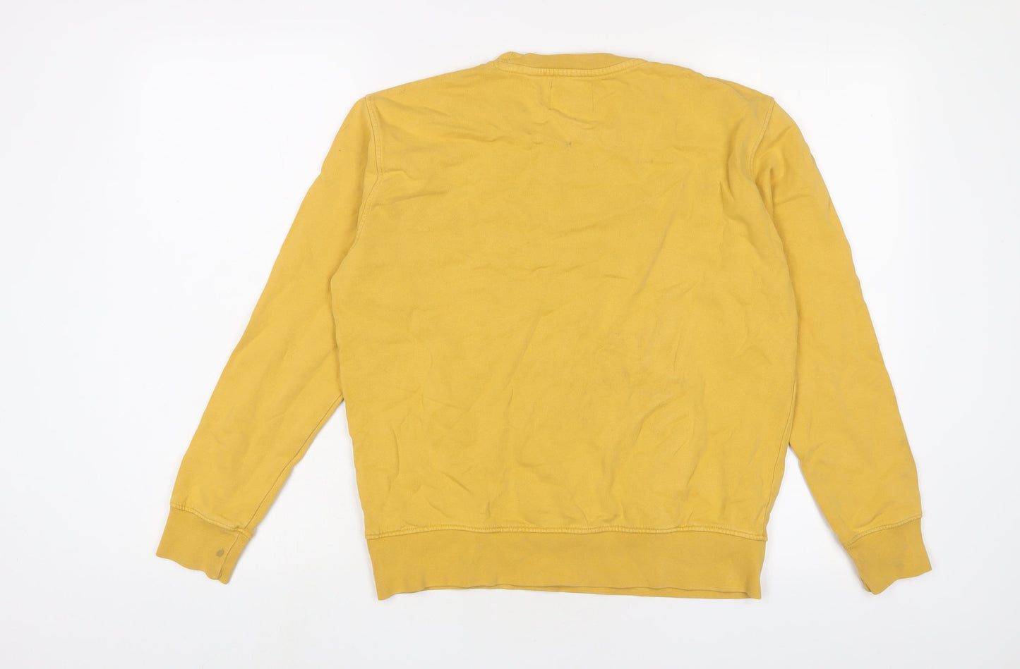 Colorful Standard Womens Yellow Cotton Pullover Sweatshirt Size S Pullover
