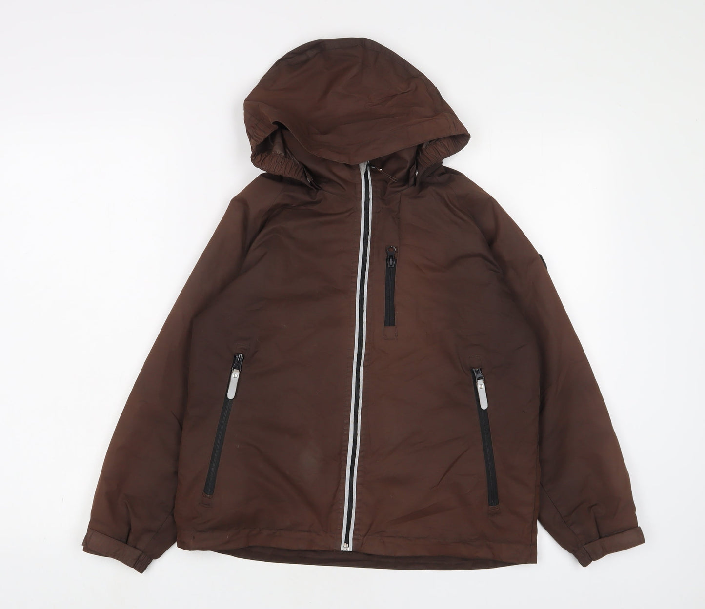 Horseware Boys Brown Basic Coat Coat Size 9-10 Years Zip