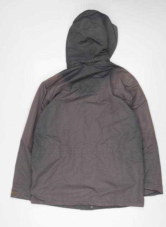 Cotton Traders Mens Grey Jacket Coat Size M Zip