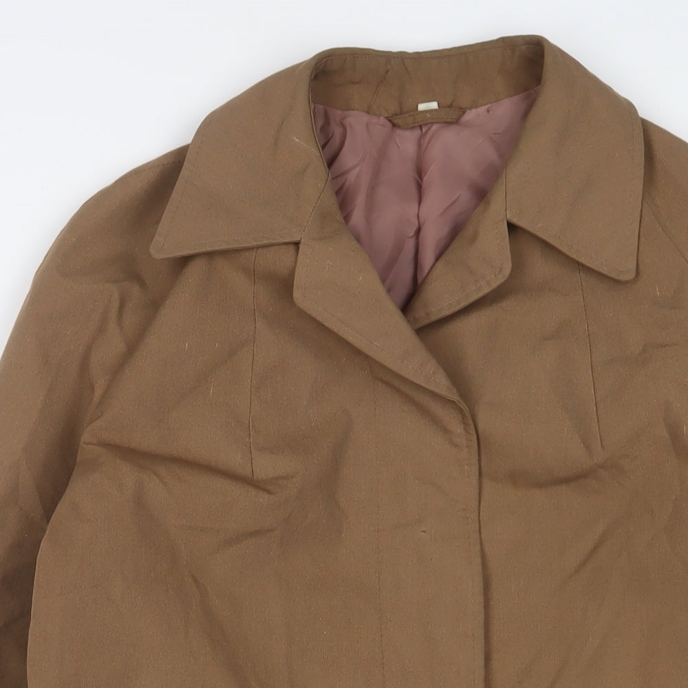 Dannimac Womens Beige Jacket Size 12 Button