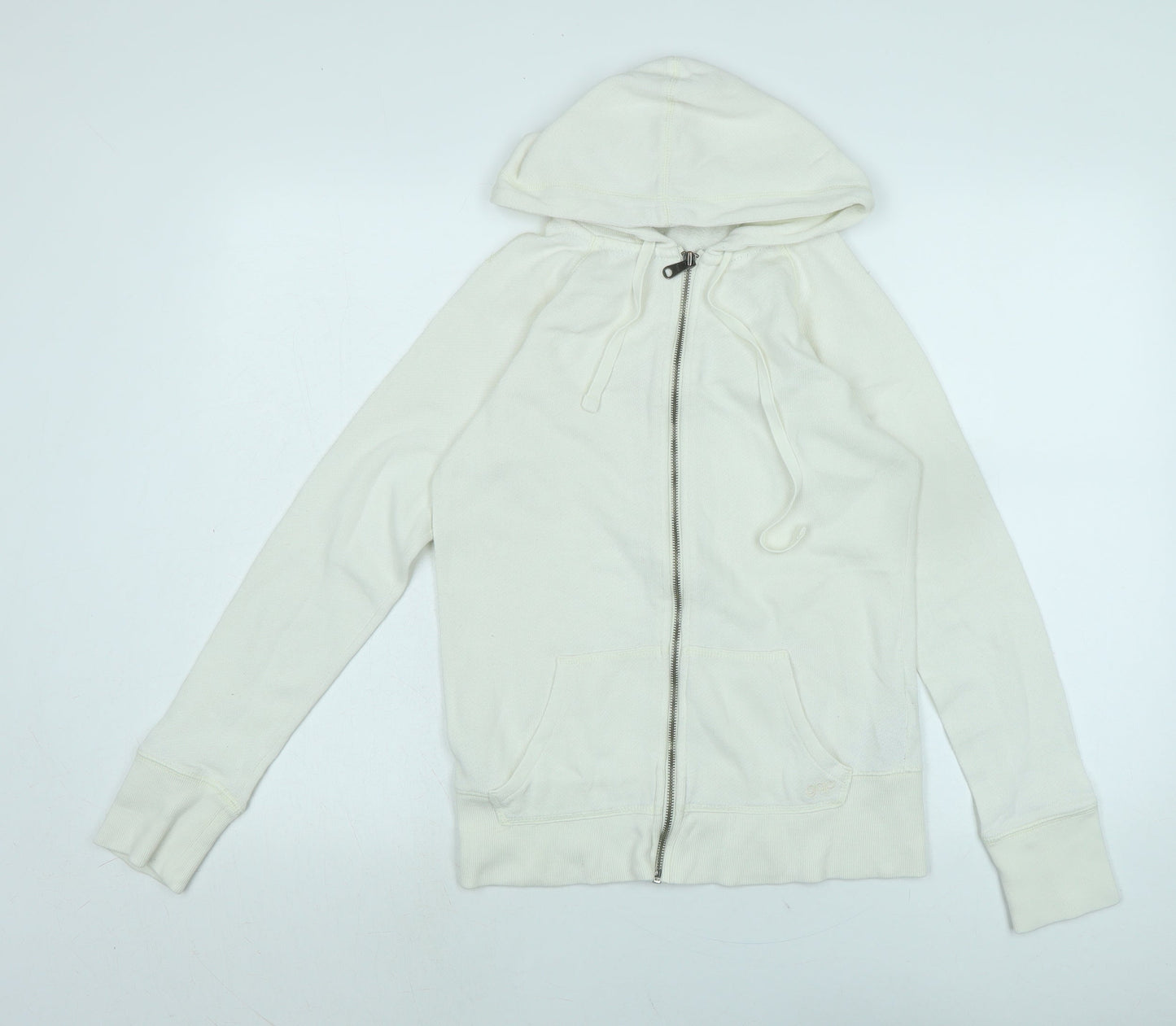 Gap Womens Ivory Jacket Size XS Zip - Logo