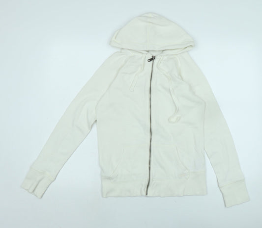 Gap Womens Ivory Jacket Size XS Zip - Logo