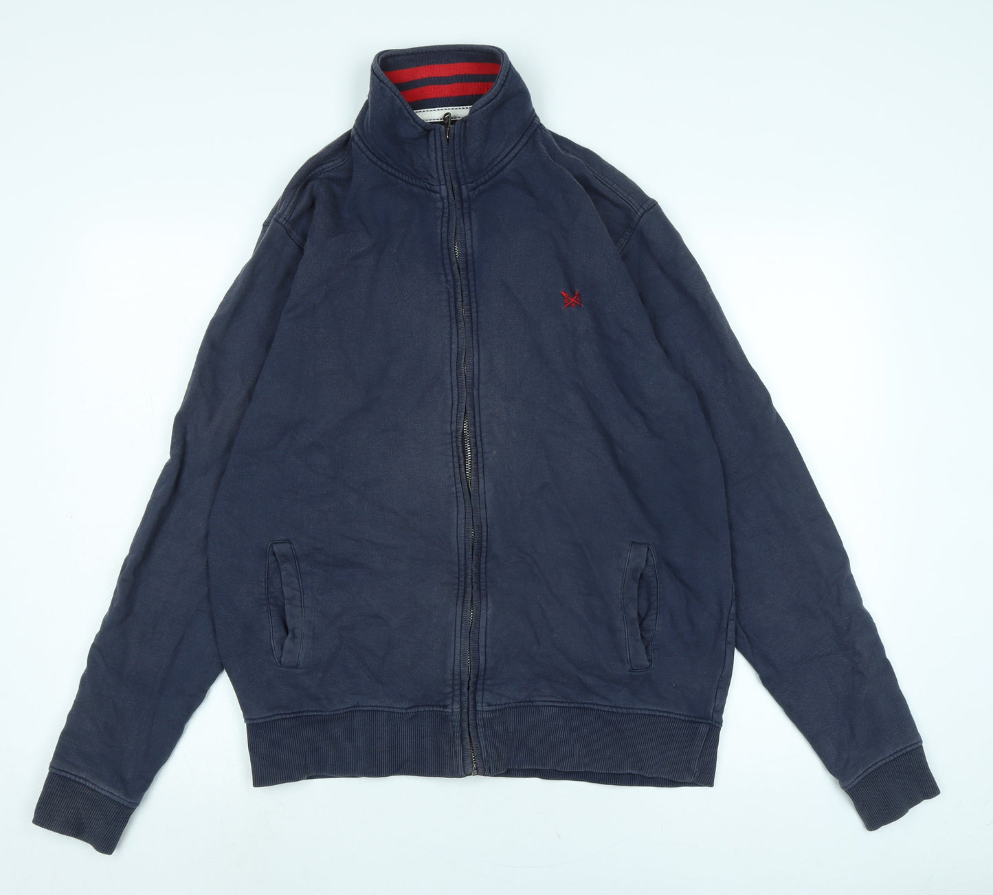 Crew Clothing Mens Blue Jacket Size L - Logo