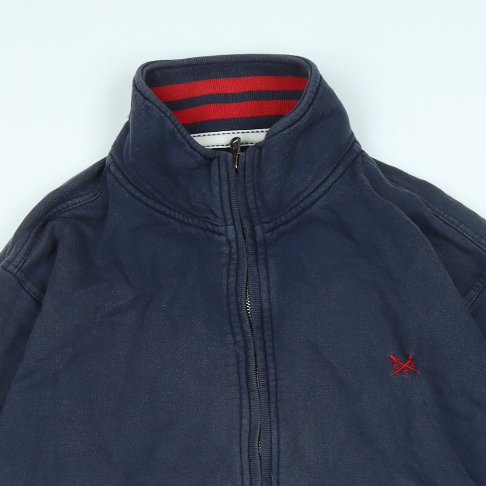 Crew Clothing Mens Blue Jacket Size L - Logo