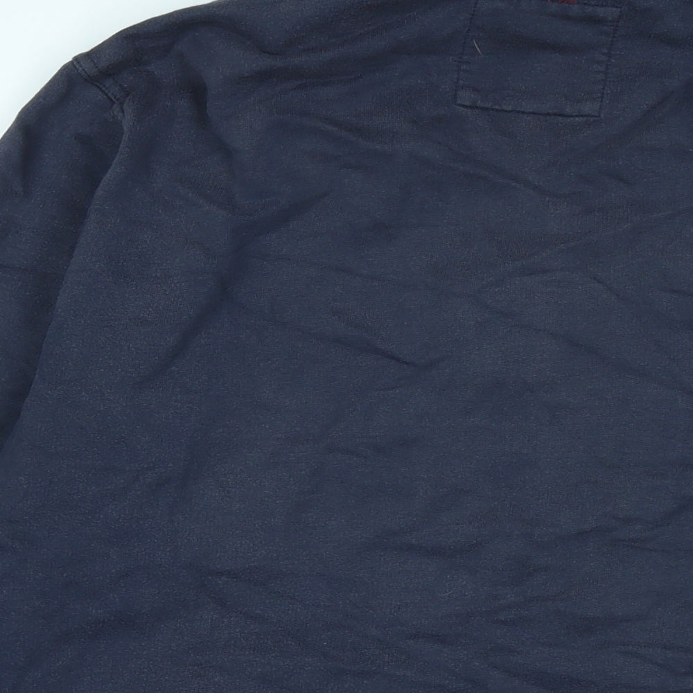 Crew Clothing Mens Blue Jacket Size L - Logo