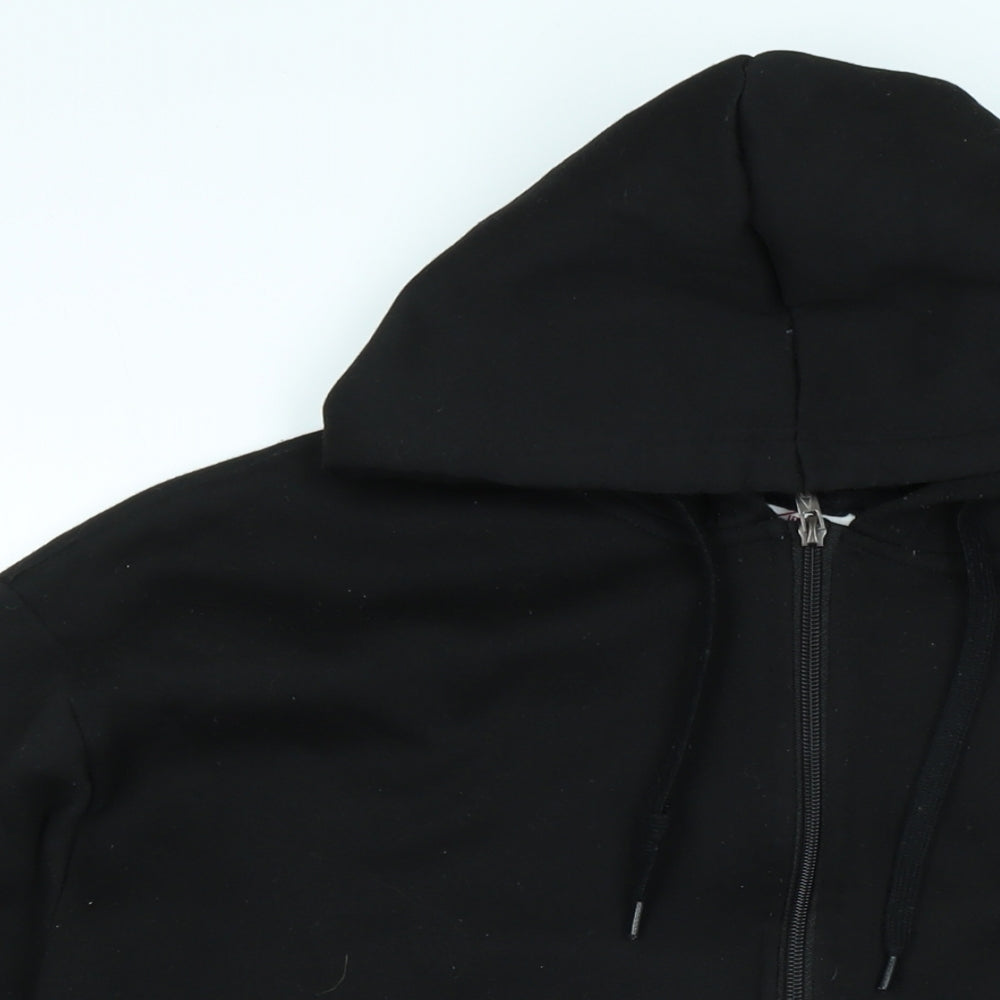Lee Cooper Mens Black Jacket Size 3XL Zip - Logo