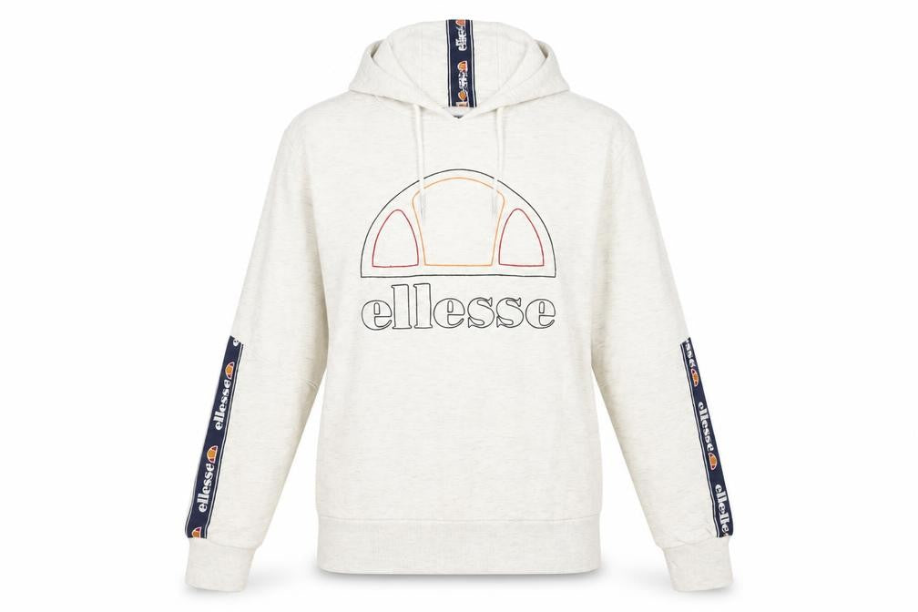 Womens UK 10 Regular ellesse Grey Pullover Hoodie