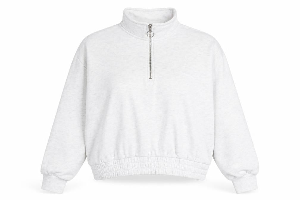 Womens UK 16 Regular Slazenger Grey Pullover Hoodie