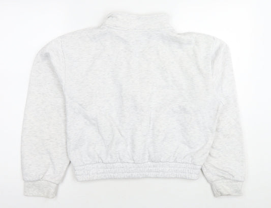 Slazenger Womens Grey Polyester Pullover Hoodie Size 16 Pullover