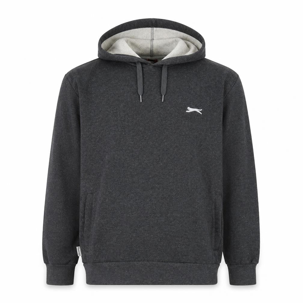 Mens UK XL Regular Slazenger Grey Pullover Hoodie