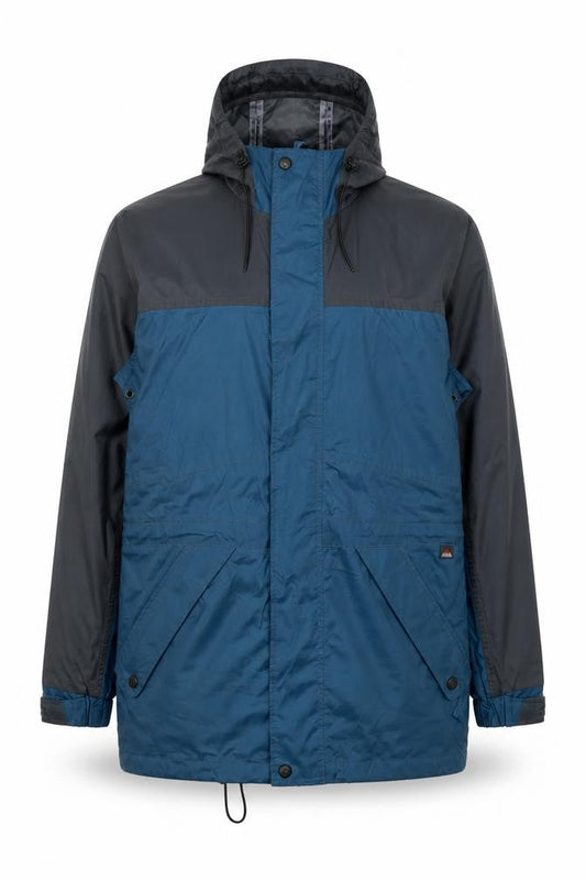 Wynnster Mens Blue Rain Coat Jacket Size S Zip