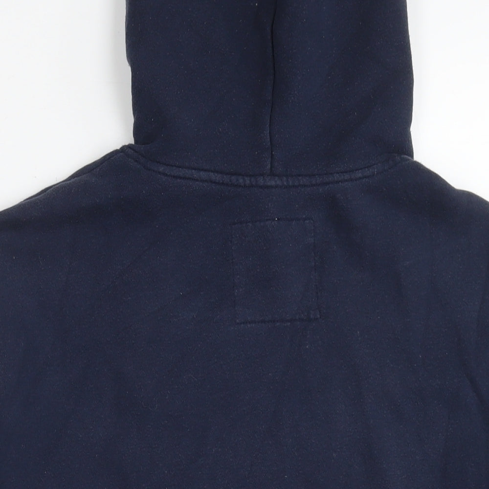 Hollister Mens Blue Cotton Pullover Hoodie Size S