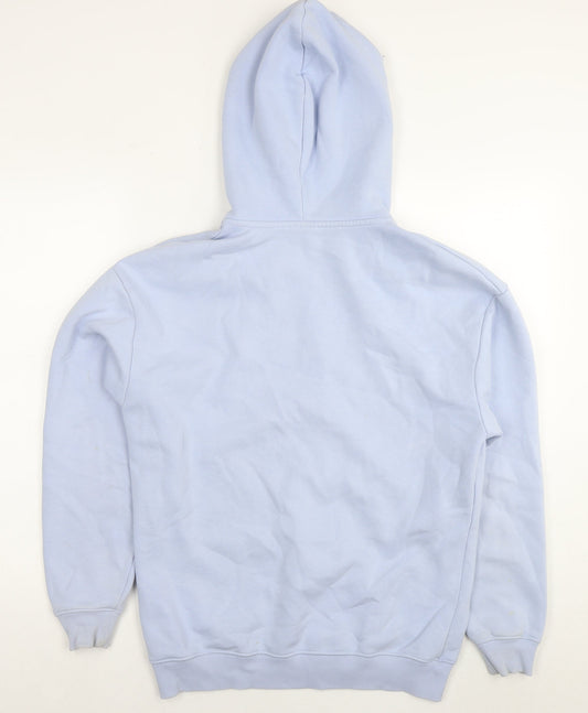 Slazenger Womens Blue Cotton Full Zip Hoodie Size 10 Zip