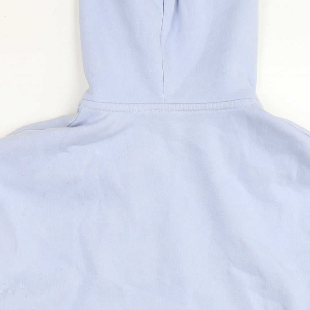 Slazenger Womens Blue Cotton Full Zip Hoodie Size 10 Zip