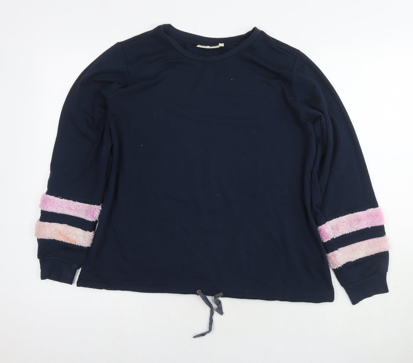 Dranella Womens Blue Cotton Pullover Hoodie Size S Pullover