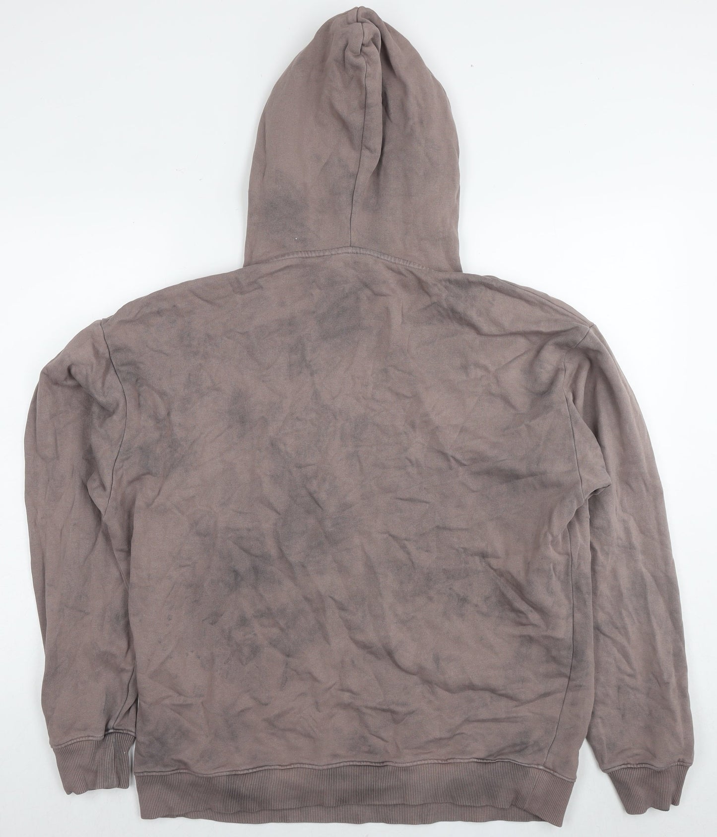 Disney Womens Brown Cotton Pullover Hoodie Size 12 Pullover - Mickey And Minnie Mouse