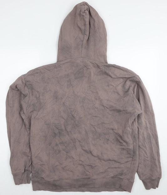 Disney Womens Brown Cotton Pullover Hoodie Size 12 Pullover - Mickey And Minnie Mouse