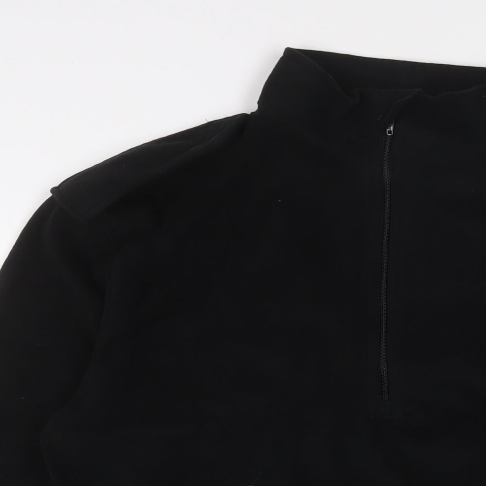 Churchill Mens Black Polyester Pullover Sweatshirt Size M