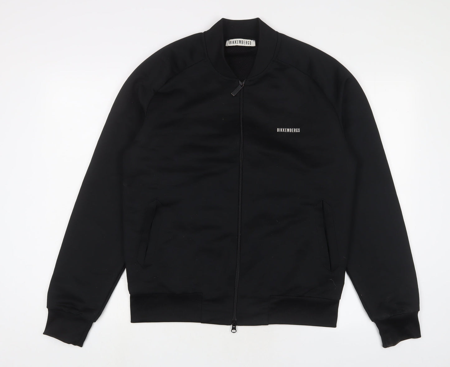 Bikkembergs Mens Black Polyester Full Zip Sweatshirt Size M
