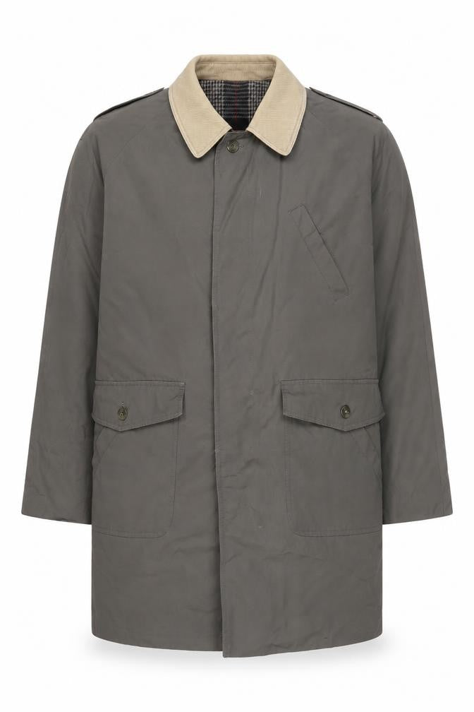 C&A Mens Green Jacket Coat Size L Button