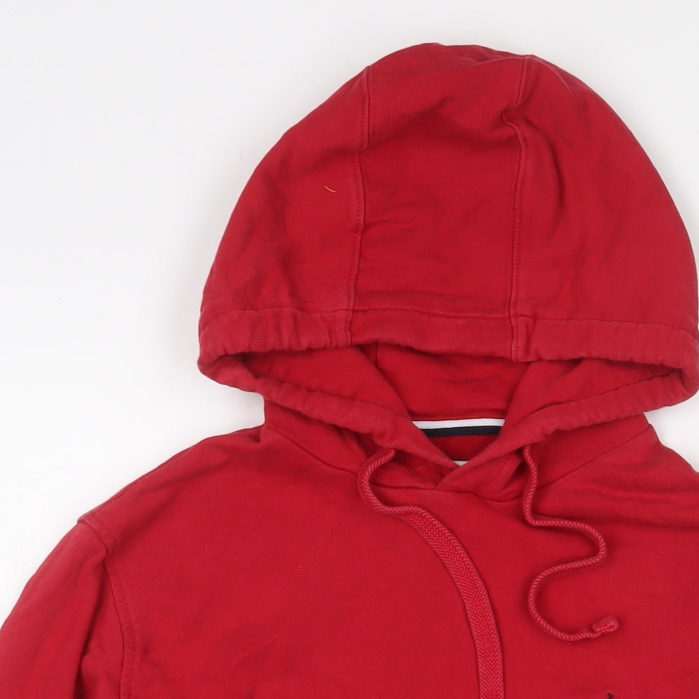 US Polo Assn. Mens Red Cotton Pullover Hoodie Size S