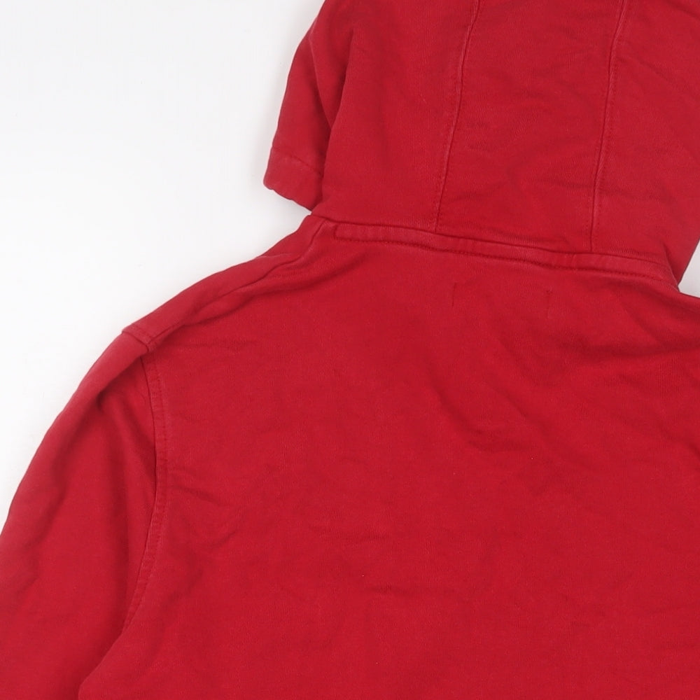US Polo Assn. Mens Red Cotton Pullover Hoodie Size S