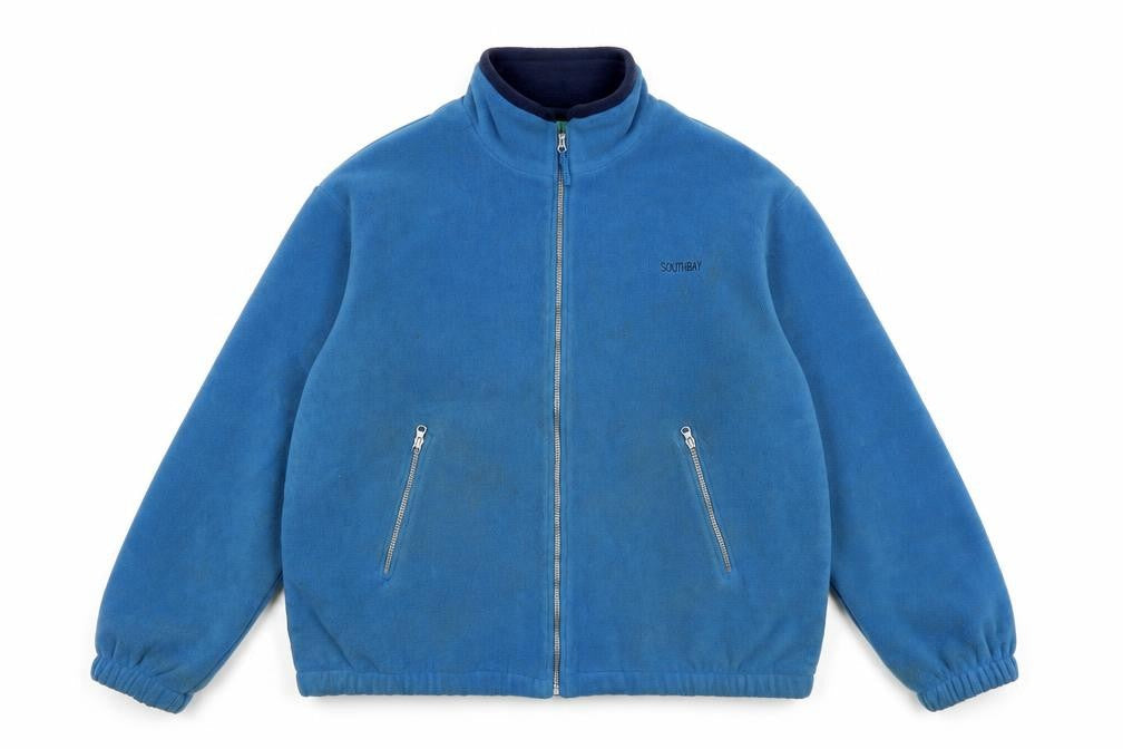 South Bay Mens Blue Jacket Size XL Zip - Logo
