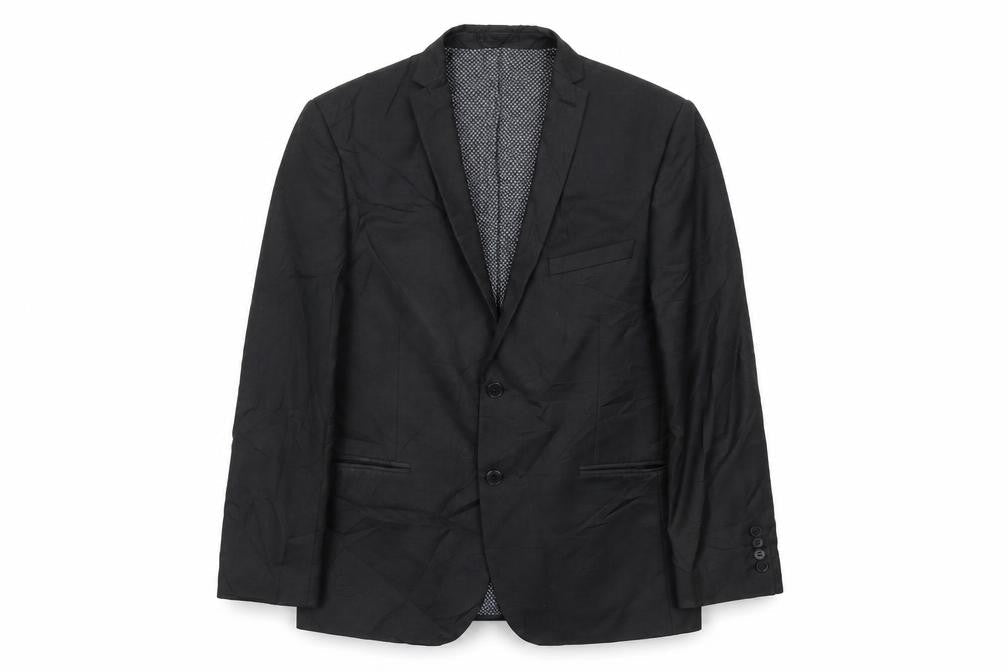 Limehaus Mens Grey Polyester Jacket Suit Jacket Size 42 Regular