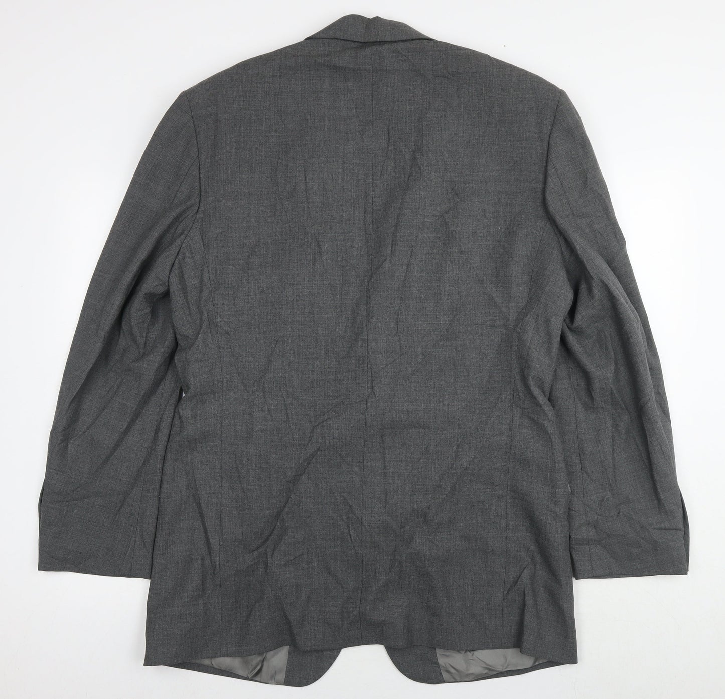Marks and Spencer Mens Grey Wool Jacket Suit Jacket Size 42 Regular