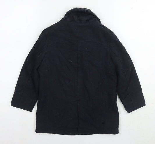 J Jeans Boys Blue Pea Coat Coat Size 5 Years Button