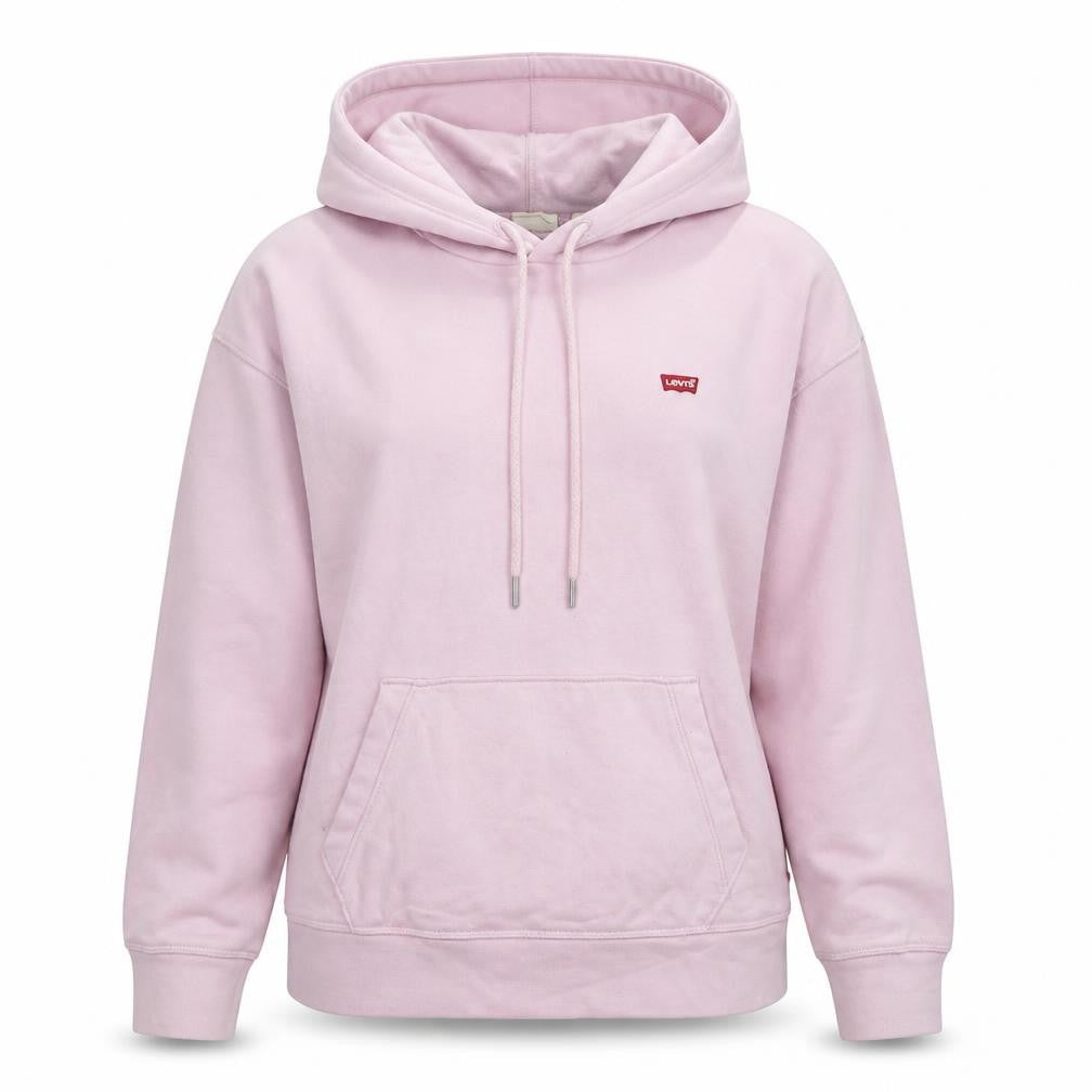 Womens UK S Regular Levi's Pink Pullover Hoodie