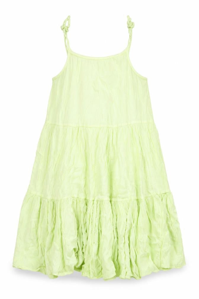 Next Girls Green Viscose Shift Size 14 Years Round Neck Pullover