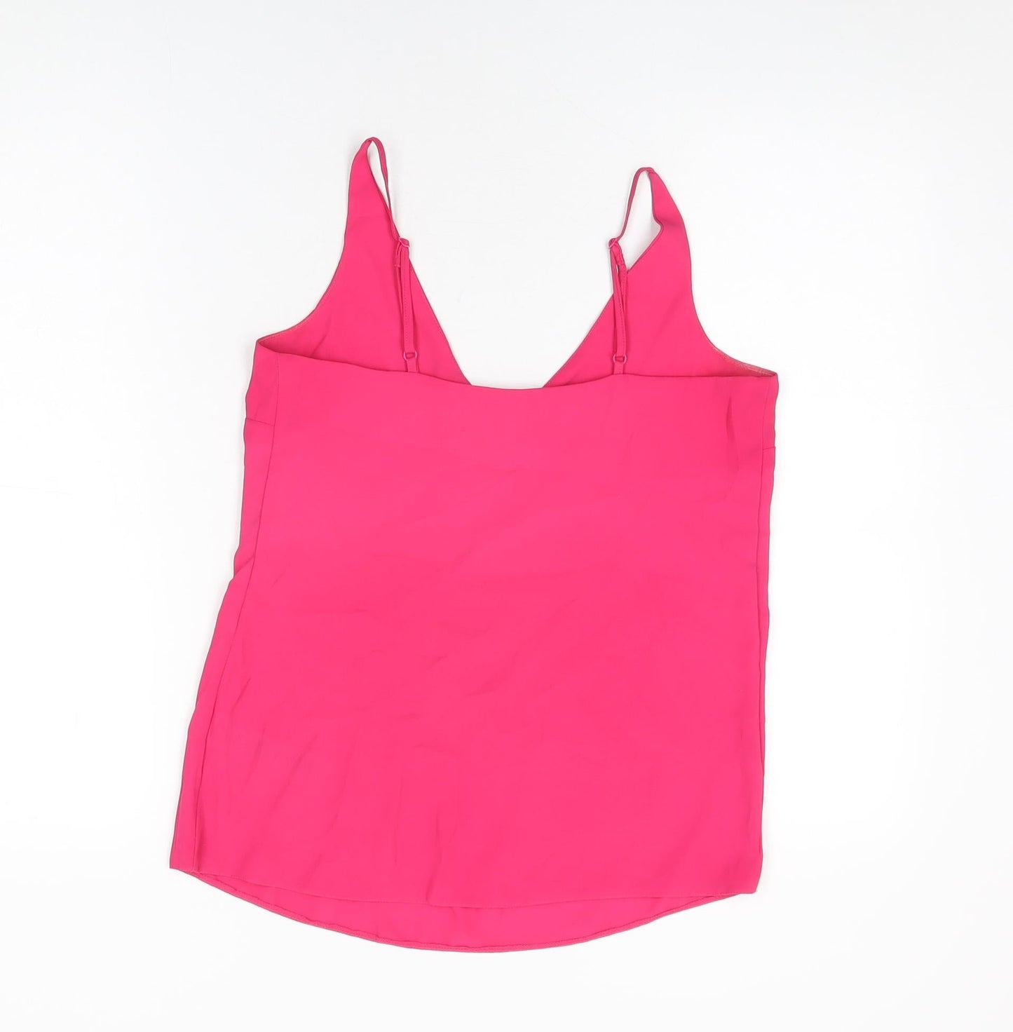 Dorothy Perkins Womens Pink Polyester Camisole T-Shirt Size 6 V-Neck