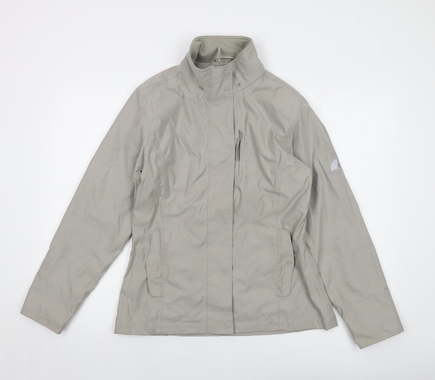 Jack Murphy Womens Green Jacket Size 12 Zip