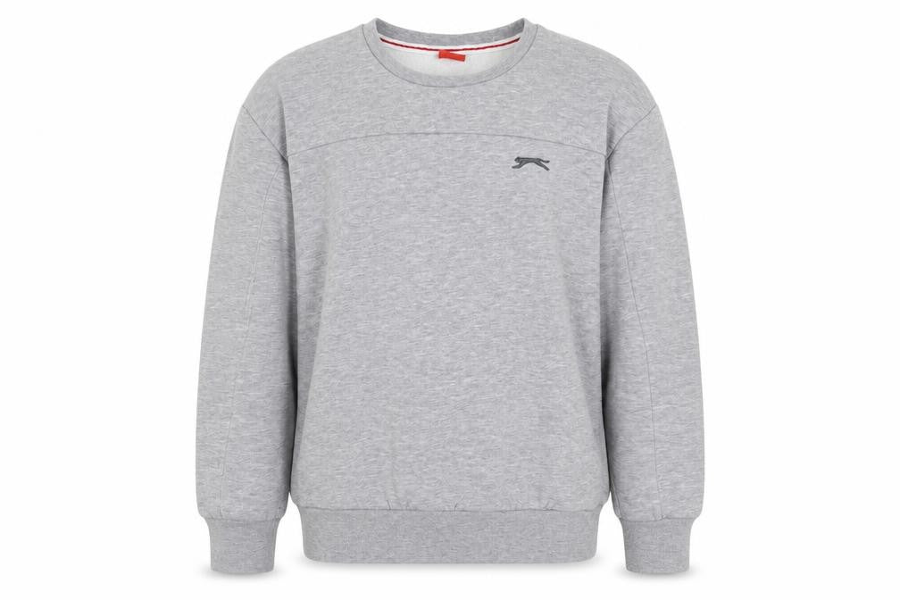Slazenger Boys Grey Polyester Pullover Sweatshirt Size 13 Years Pullover