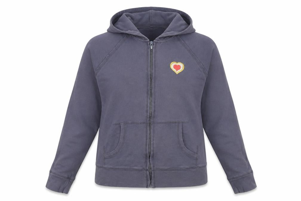 Womens UK L Regular Levi's Grey Full Zip Hoodie