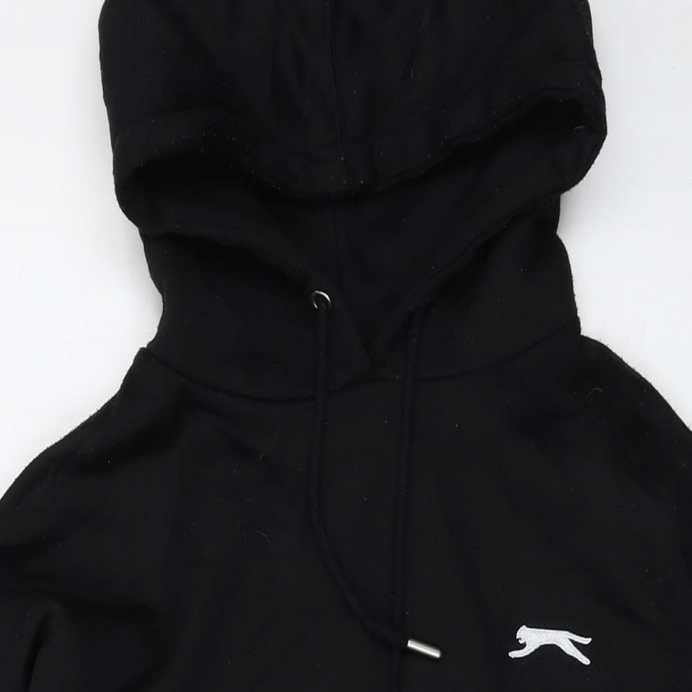 Slazenger Womens Black Polyester Pullover Hoodie Size 6 Pullover