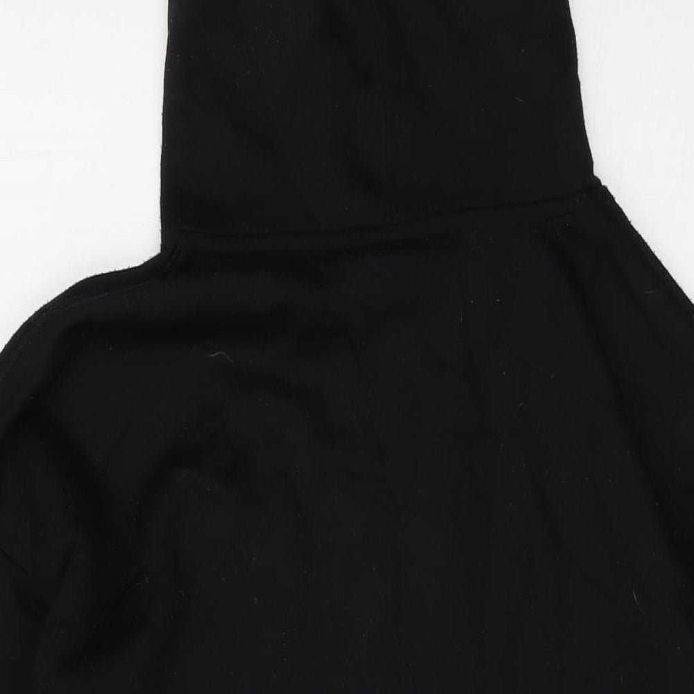 Slazenger Womens Black Polyester Pullover Hoodie Size 6 Pullover