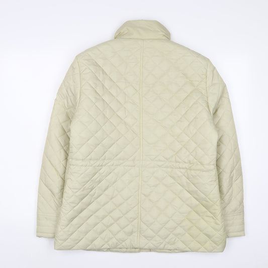 Precis Womens Ivory Jacket Size 14 Zip